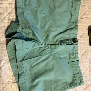 Ralph Lauren Green Flat Front Shorts